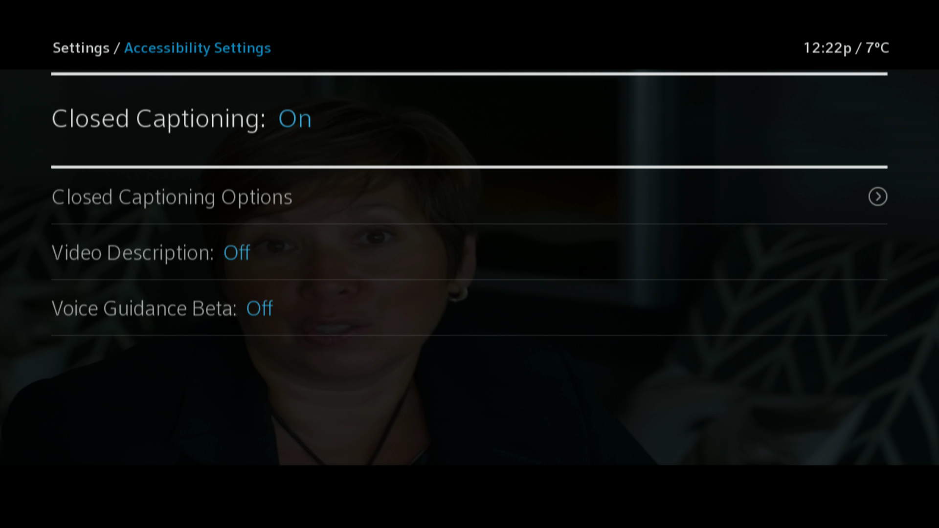 How to enable/disable Closed Captioning on your Shaw TV Box